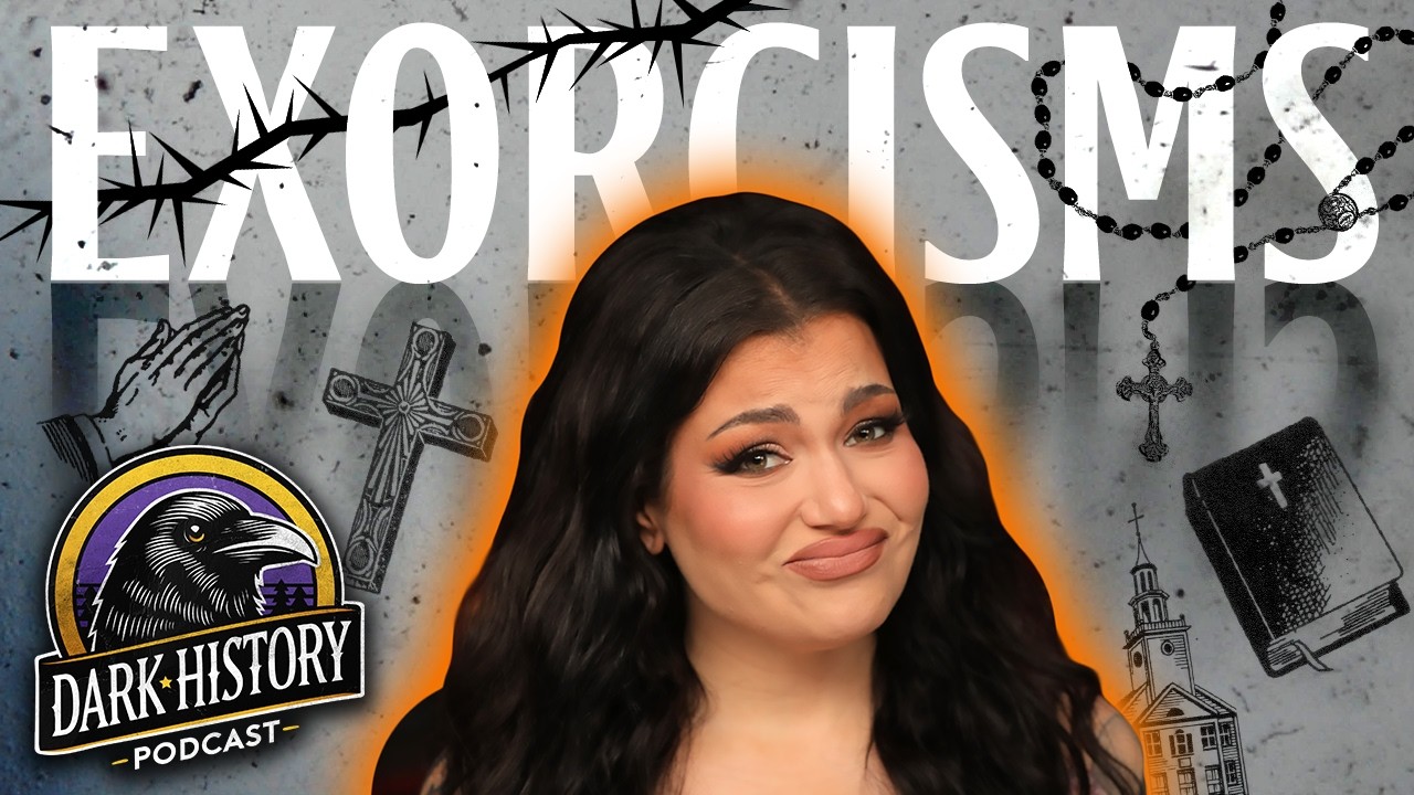 YouTube post by @BaileySarian for Smalls. Caption reads: The SHOCKING and HORNY History Behind Exorcisms....