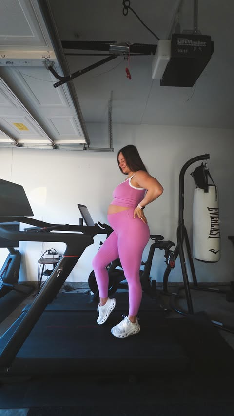 Instagram post by @erikaxtimmons for PARAGON. Caption reads: Too distracted by my cute new @paragonfitwear....