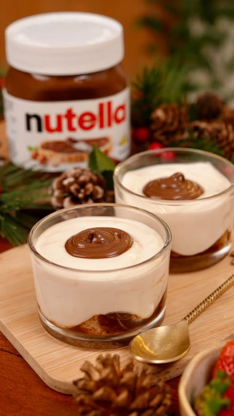 Instagram post by @chefguntas for Nutella. Caption reads: [...] are how comforting they feel 🎄✨ This....