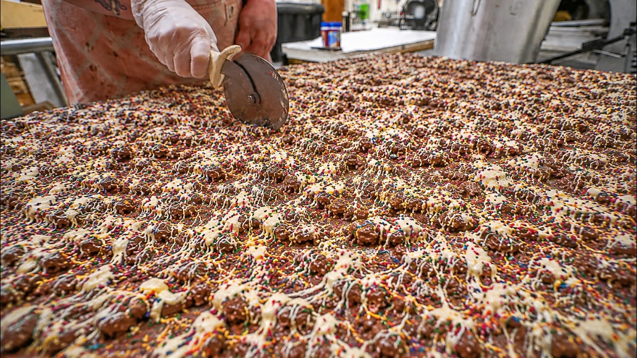 YouTube post by @HerculesCandy for SNHU. Caption reads: The NY State Fair is buying this ENTIRE batch!.