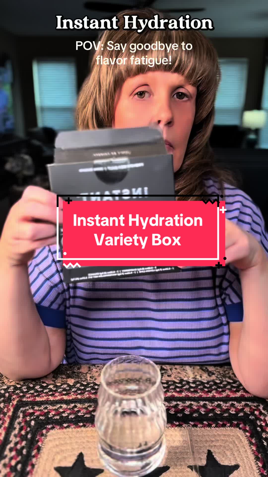 TikTok post by @theglamourbelle for Instant Hydration. Caption reads: [...] right way! ⚡️ Grab the ultimate @Instant....