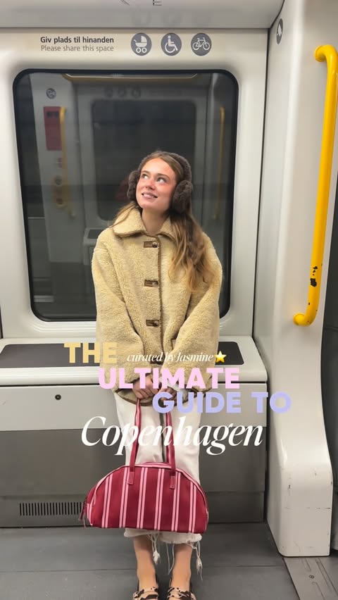 Instagram post by @jas.olivia for Skyscanner. Caption reads: here is my ultimate guide to Copenhagen! with....