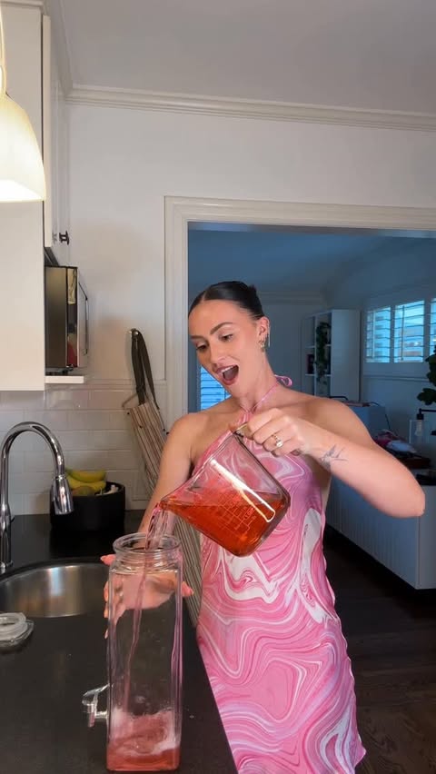 Instagram post by @paigeejenna for Malibu Drinks. Caption reads: [...] is now required for girls night....