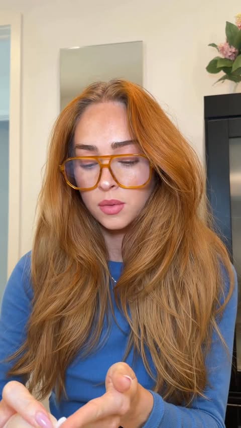 Instagram post by @sydneyschiffer for VEGAMOUR. Caption reads: the hair growth is crazzzyyy (everything in my....