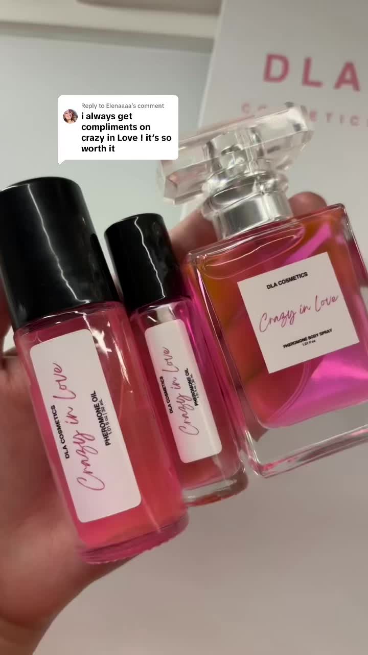 TikTok post by @pimenteljaco for DLA COSMETICS. Caption reads: Replying to @Elenaaaa @DLA COSMETICS #dla....