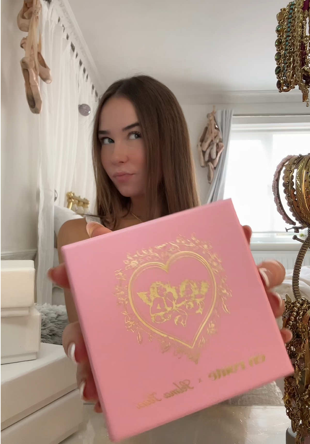 TikTok post by @brookeannalee_ for En Route Jewelry. Caption reads: The rings are so perfect:) 🌟thank you @en route....