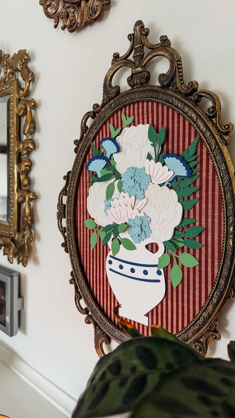 Instagram post by @therurallegend for Cricut. Caption reads: [...] the frame, design the art, and let @cricut....