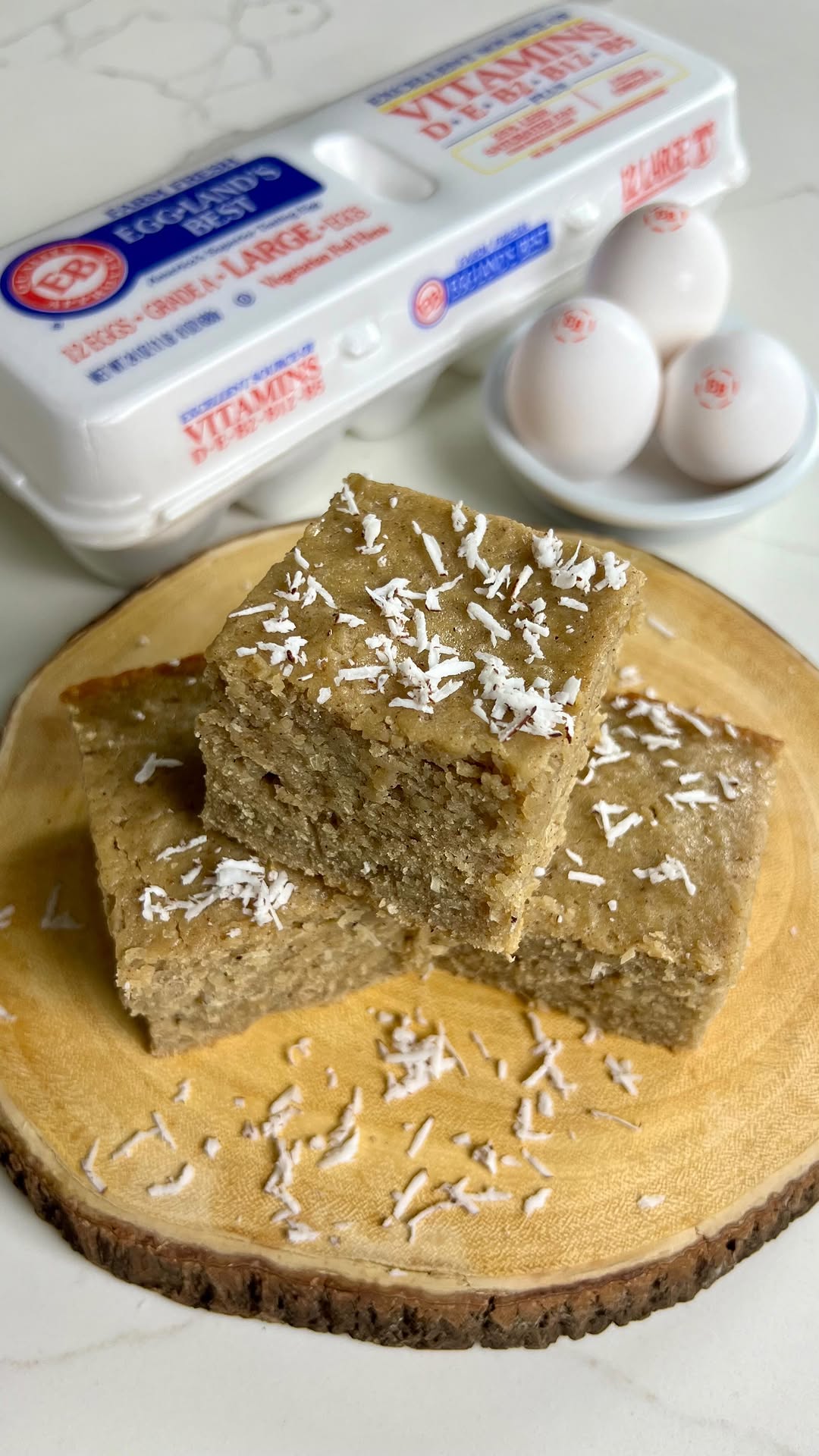Instagram post by @typhaniecooks for Eggland's Best. Caption reads: #ad Make the season even merrier by making this....