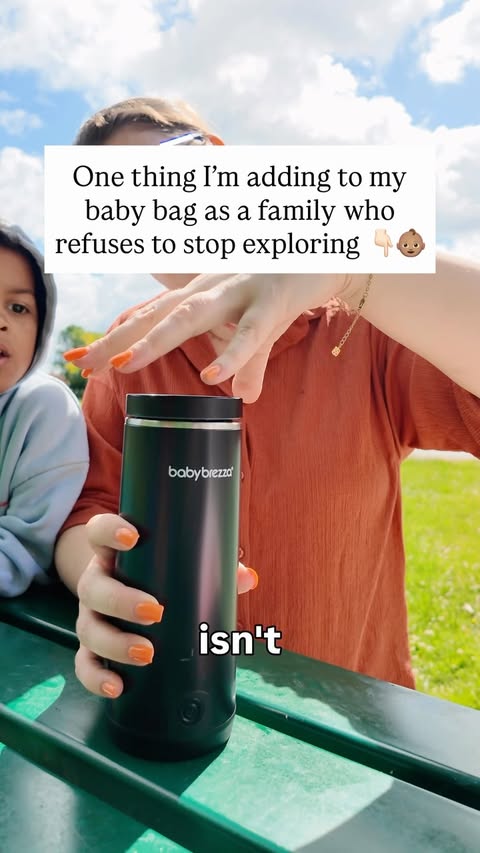 Instagram post by @ssaliexplorers for Baby Brezza. Caption reads: [...] still get a little chaotic 😂) The Baby....