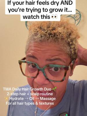TikTok post by @tdanwash for The Mane Attraction. Caption reads: [...] Results may vary. #TMAHairGrowth....