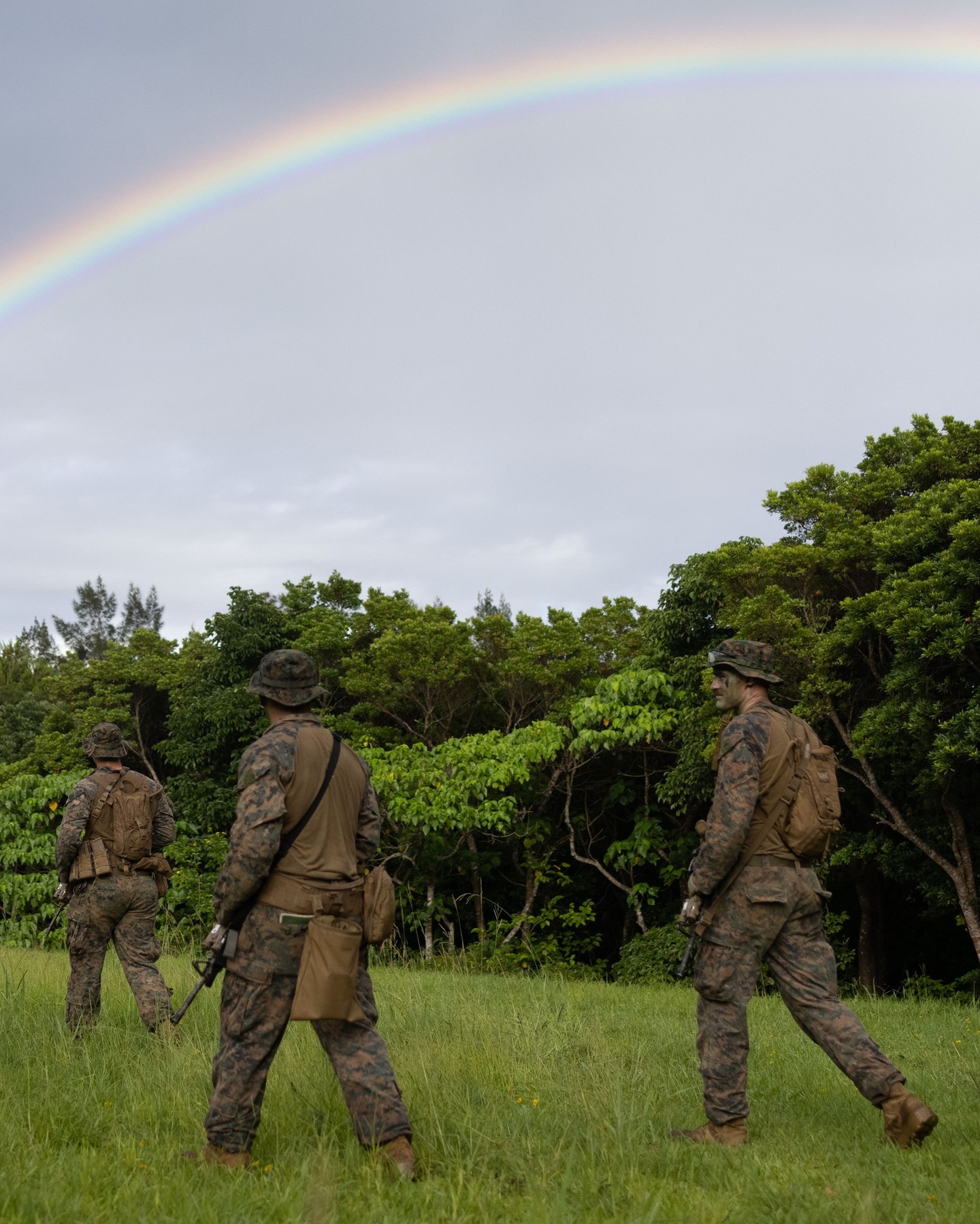 Instagram post by @3dmardiv for Marines. Caption reads: On the Move Forward

#Marines with @1stmardiv,....