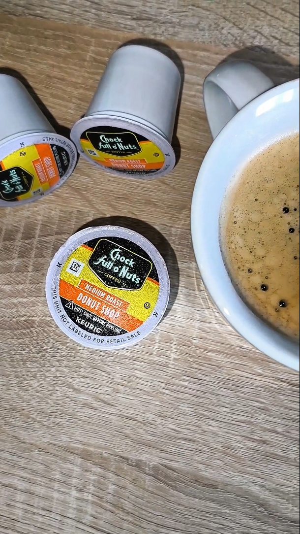 Instagram post by @makamemoir for Keurig. Caption reads: [...] Morning coffee just hits different with....