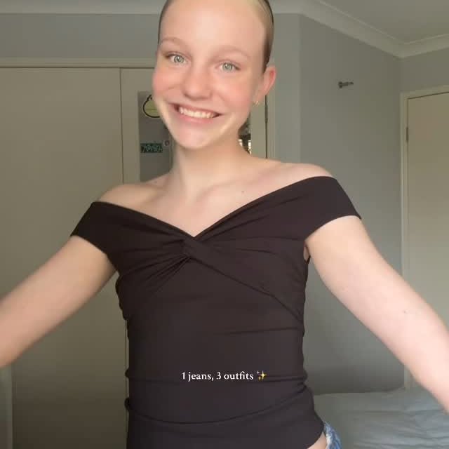 Instagram post by @kirstyandmadi for City Beach. Caption reads: Which option is your fav?? 🤭 

Use my code,....