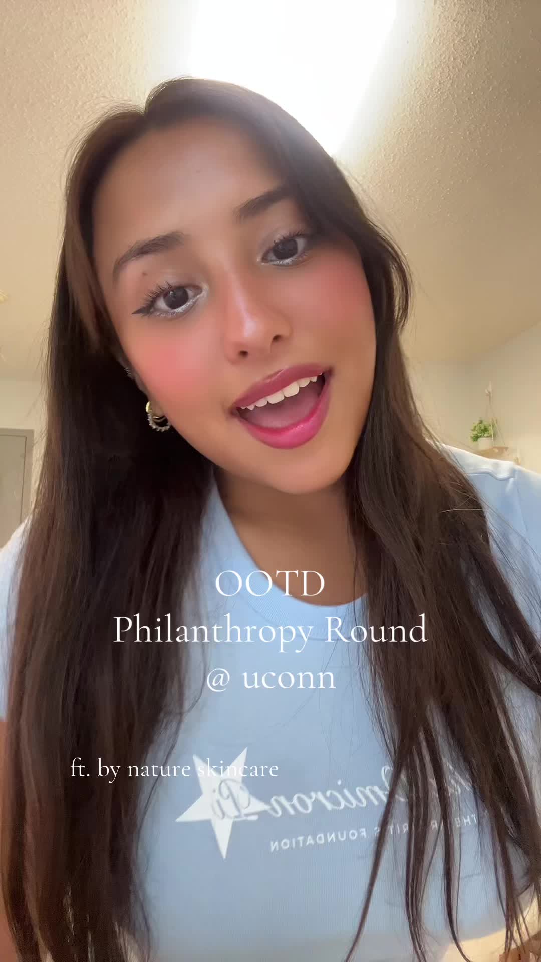 TikTok post by @xyzelp for bynatureskincare. Caption reads: so much love for our philo 💙 @bynatureskincare....