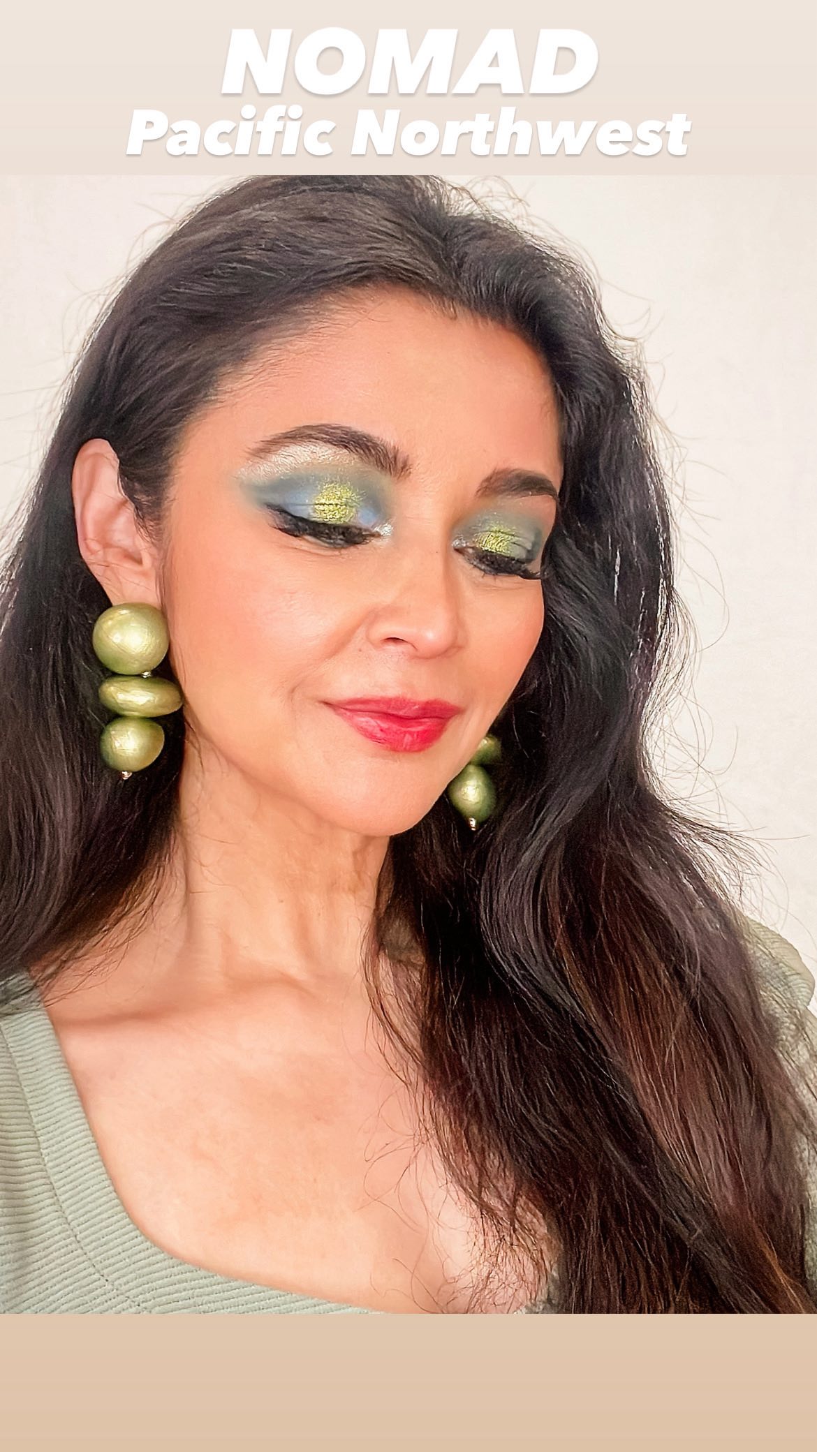 Instagram post by @sunitabdass for Nomad Cosmetics. Caption reads: // 𝗡𝗢𝗠𝗔𝗗 // 𝙋𝙖𝙘𝙞𝙛𝙞𝙘 𝙉𝙤𝙧𝙩𝙝𝙬𝙚𝙨𝙩....