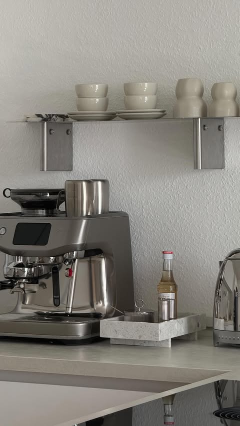 Instagram post by @interiorbyd for Sage Appliances. Caption reads: An upgrate my mornings need🦦☕️ @sageapplianceseu....