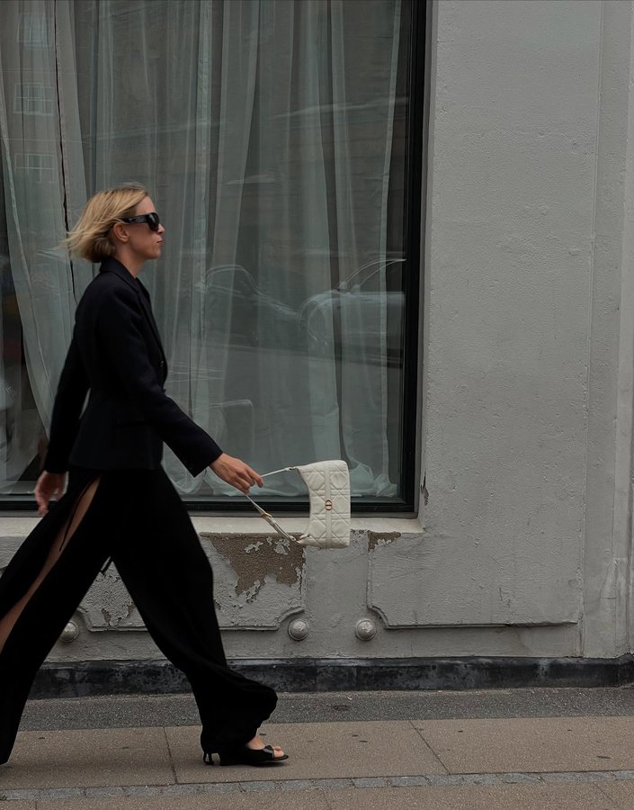 Instagram post by @hannastefansson for Dries Van Noten. Caption reads: Annonce • A bittersweet goodbye to August ❤️.