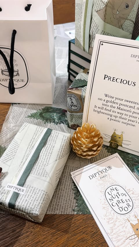 Instagram post by @gemmaalster for Diptyque. Caption reads: Nothing better than a whole afternoon of girly....