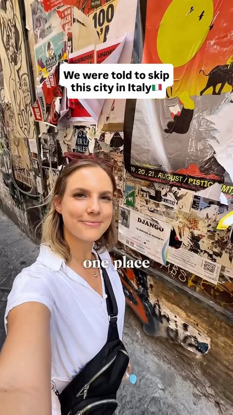 Instagram post by @fallonandjose for Viator. Caption reads: [...] scene of Naples, Italy. So we turned to....