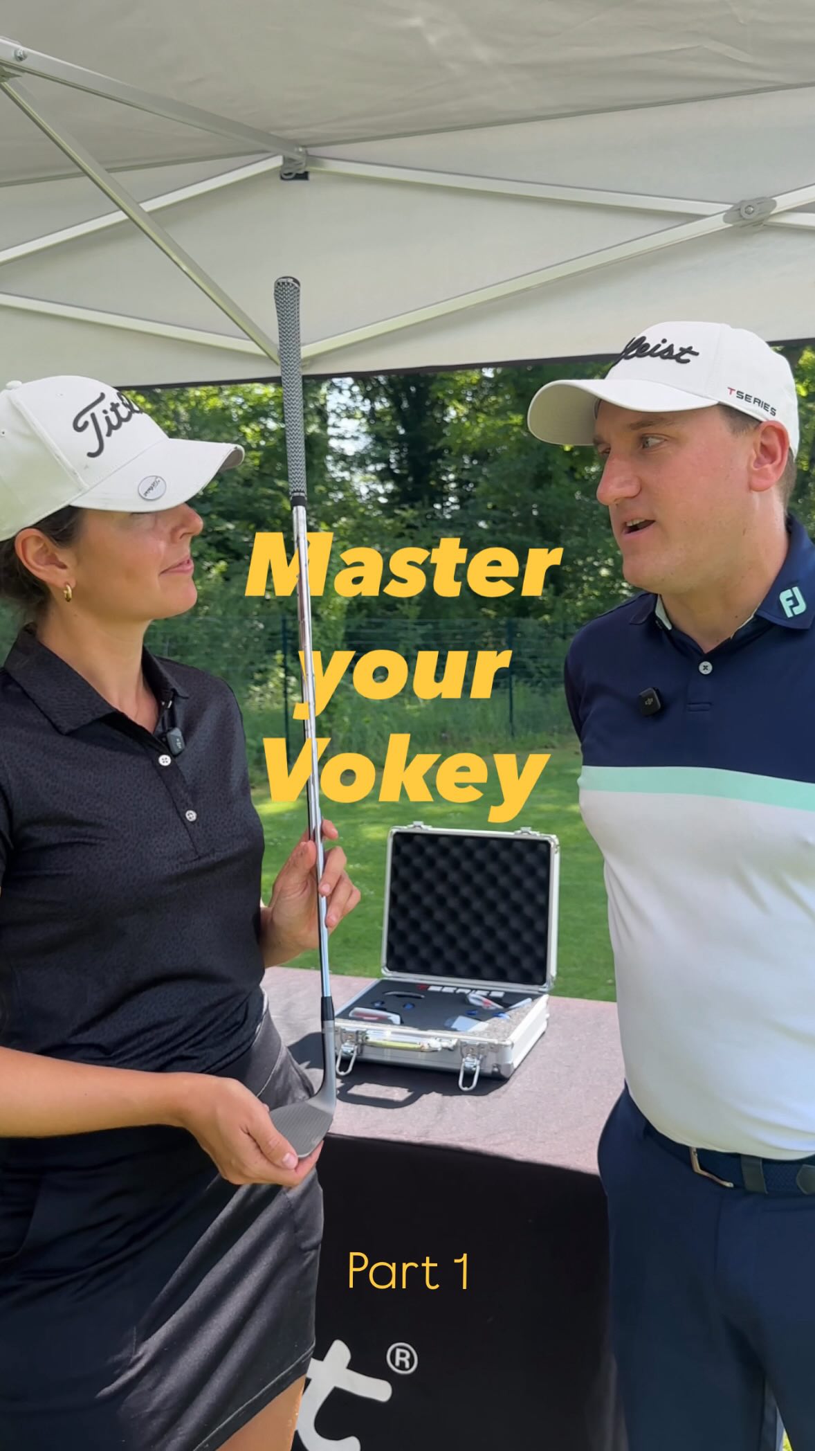 Instagram post by @ilka.golf for Titleist. Caption reads: [...] #golfknowledge #golflife #vokeywedges....