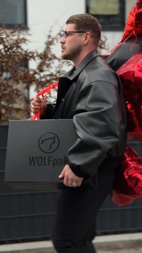 Instagram post by @godrick.coach for WOLFpak. Caption reads: [...] box stays in the box 😉 Rare drop from....