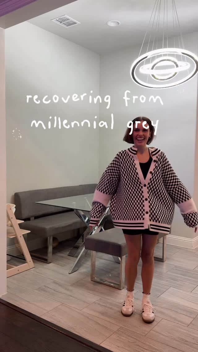 Instagram post by @chels.arnott for Crate and Barrel. Caption reads: Hi l’m Chels, your friendly neighborhood....