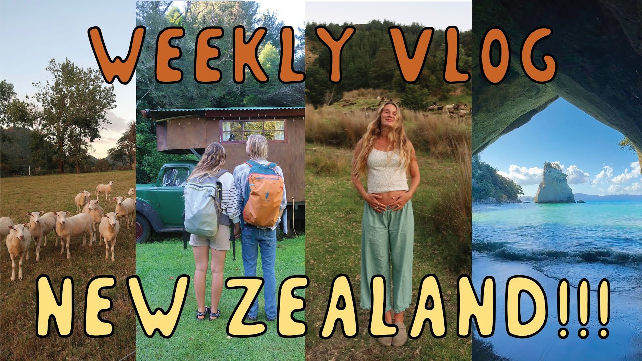 YouTube post by @wholehanna for Sprout Living. Caption reads: weekly vlog: let's go to new zealand! farm stay,....