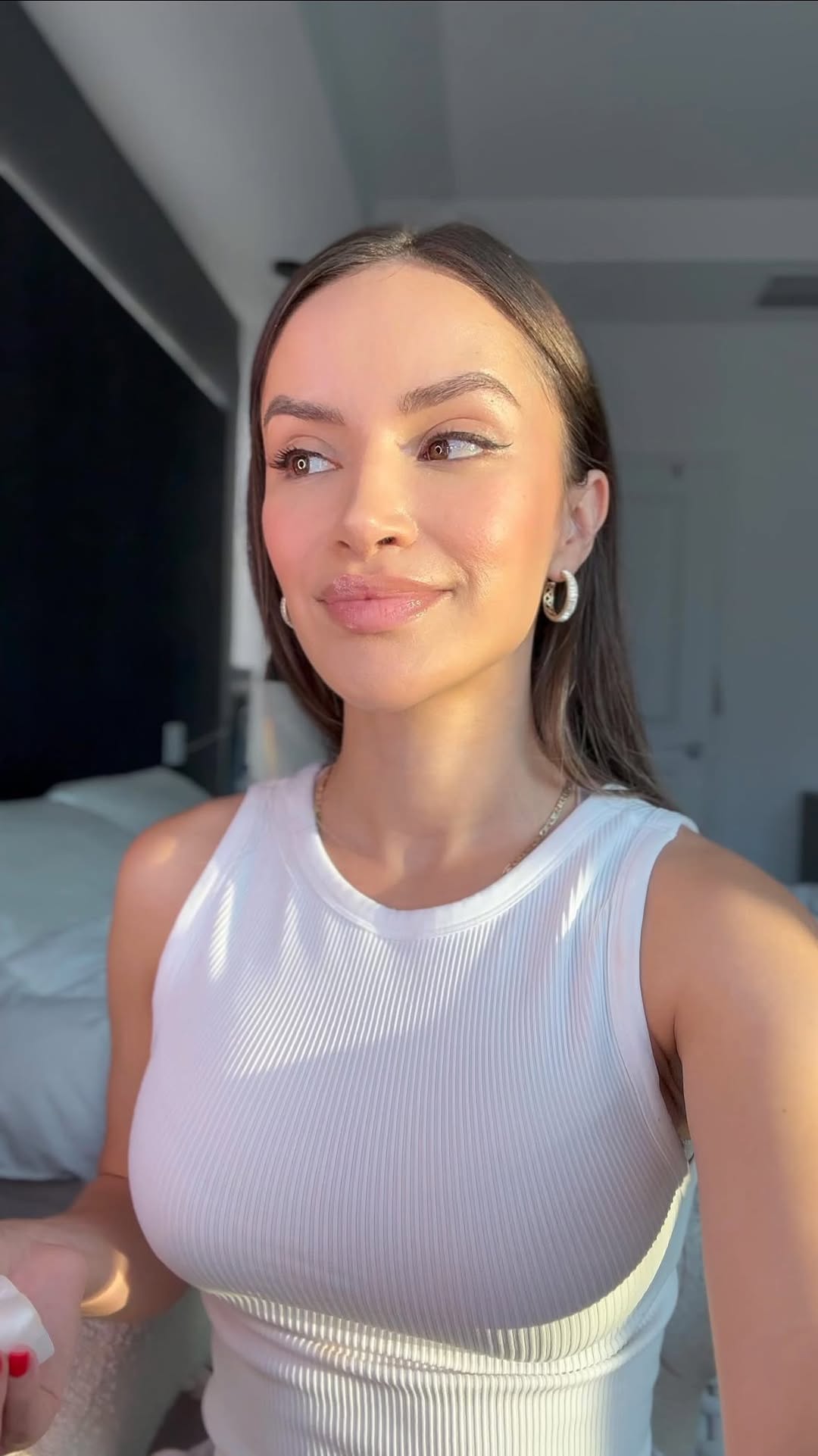 Instagram post by @thedaisysanchez for Secret Deodorant. Caption reads: #ad My secret is secret, get it? 😜....