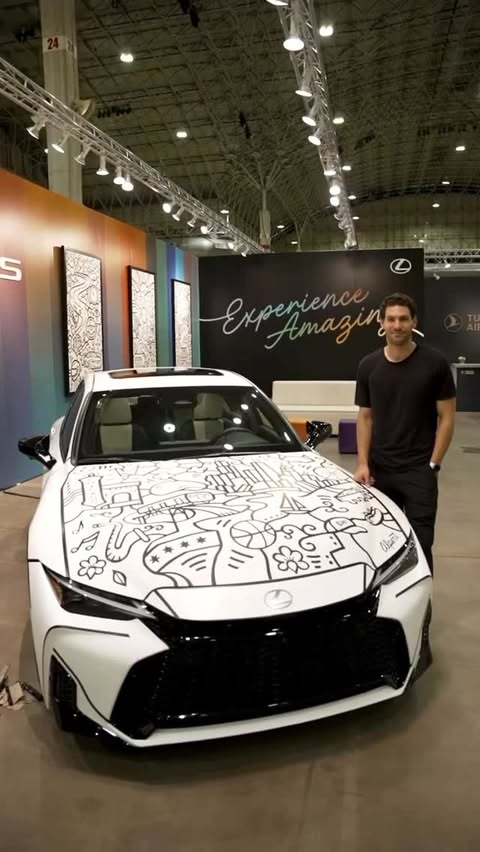 Instagram post by @alex.alpert for Lexus. Caption reads: [...] motion. EXPO Chicago marked the debut of....
