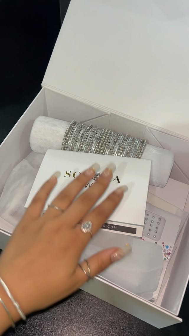 Instagram post by @ladylikeshakira for Sokora Jewels. Caption reads: What a thoughtful gift from @sokorajewels 😢♥️....