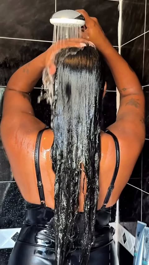 Instagram post by @tabithamary_ for Give Me Cosmetics. Caption reads: I’ve been putting my hair through A LOT of heat....
