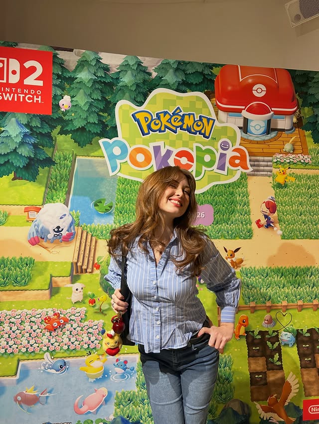 Instagram post by @lissthelass for Nintendo. Caption reads: #NintendoPartner The face of a girl who got to....