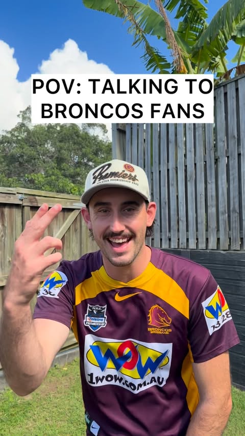 Instagram post by @thosecarterboys for Kayo Sports. Caption reads: [...] that support the broncos @foxleague....