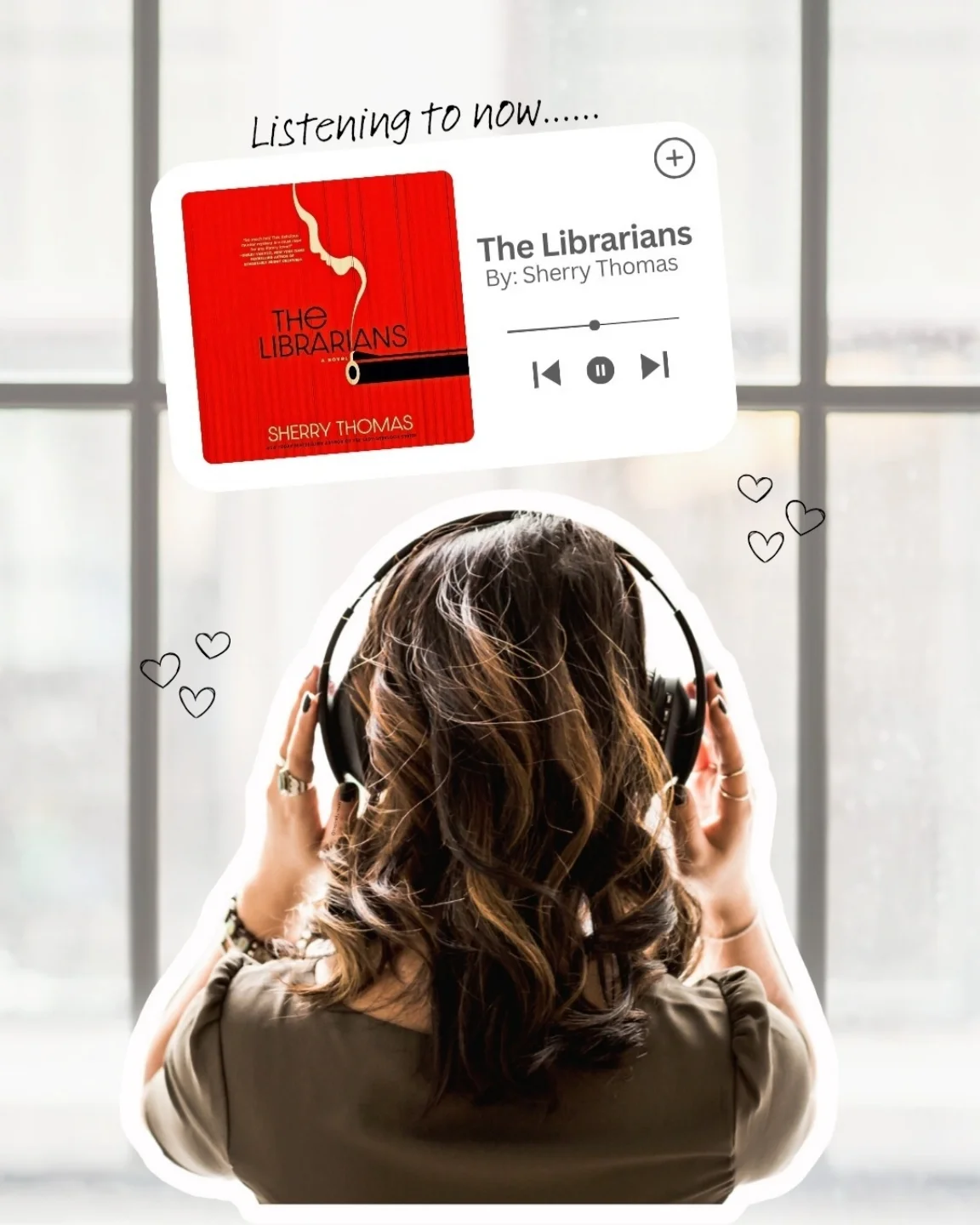 Instagram post by @inspired.j.reads for Berkley Publishing Group. Caption reads: 🎧 C U R R E N T · A U D I O B O O K....