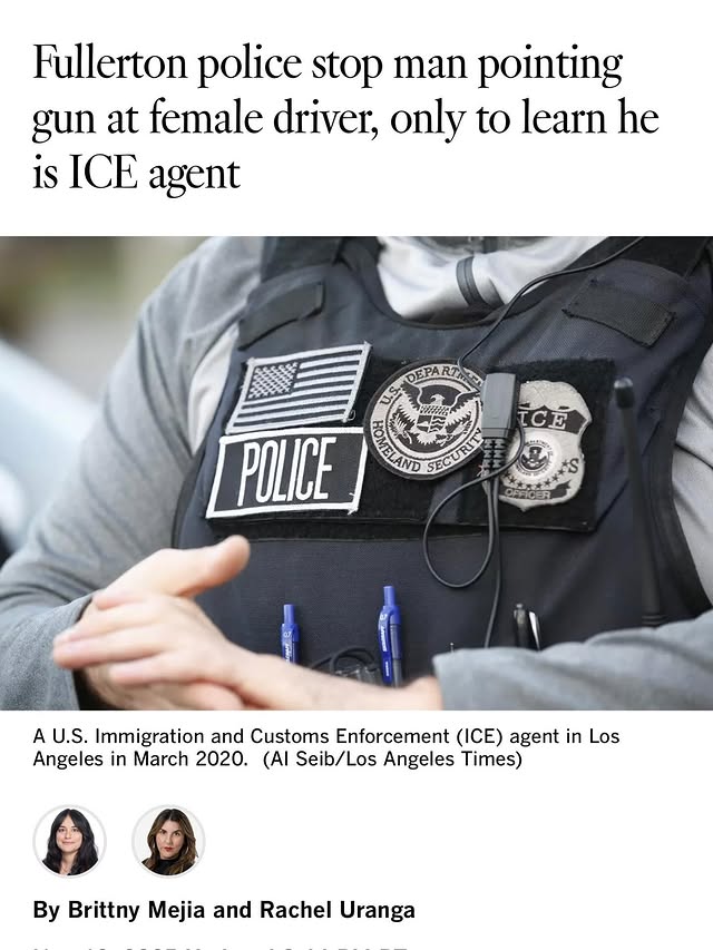 Instagram post by @agirlhasnopresident for Los Angeles Times. Caption reads: No way this surprises a single soul. It low-key....