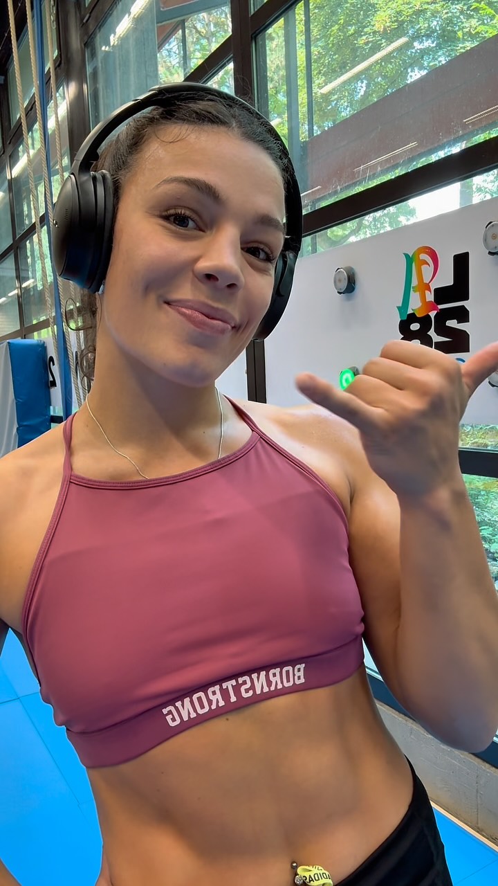 Instagram post by @alina.boehm for BlazePod. Caption reads: Judo X Blazepods 🥋⬇️

Some might see a strange....