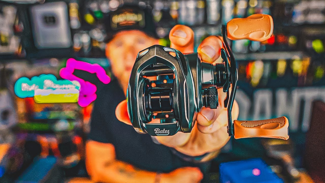 YouTube post by @JustinRoyal for 6th Sense Fishing. Caption reads: No More Shimano? Bates Fishing Co Channel....