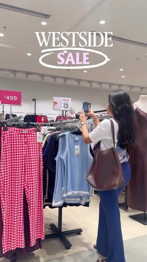 Instagram post by @supreetdhanjal01 for Westside Stores. Caption reads: [...] have already talked a lot about the....