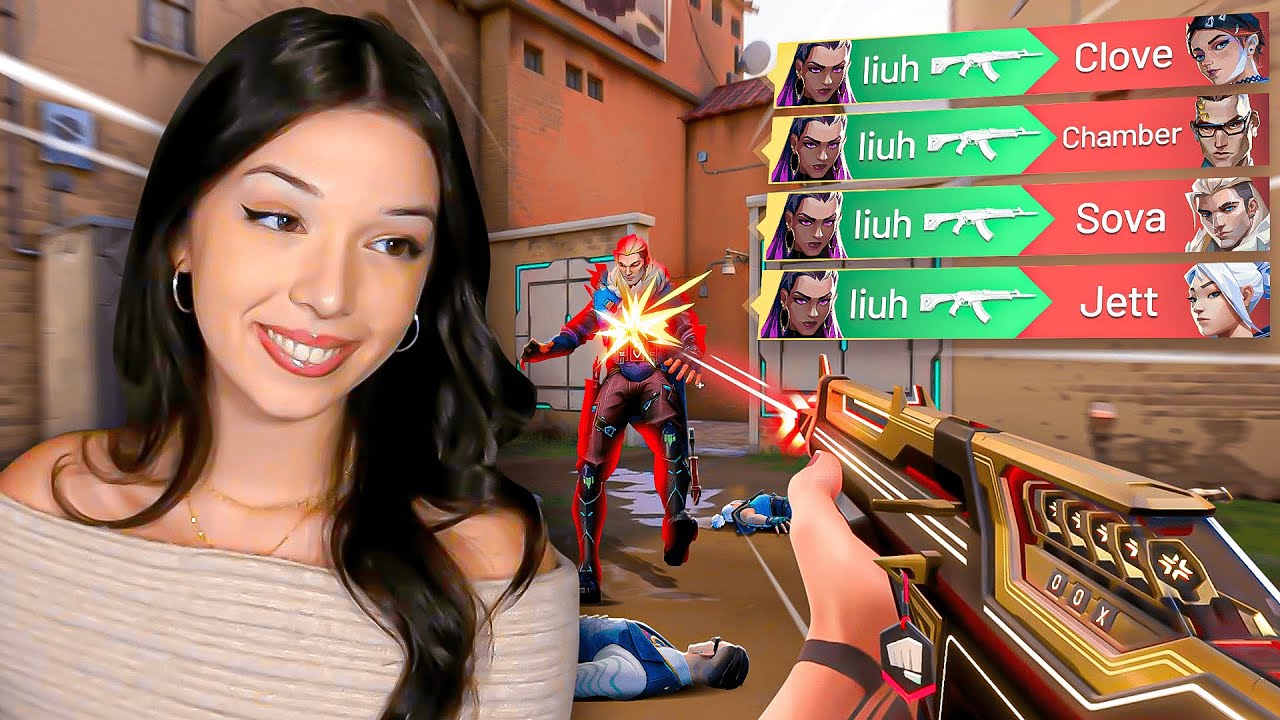 YouTube post by @liuh for OBSBOT. Caption reads: I Revisited Valorant. It Surprised Me....