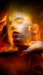 Instagram post by @merlin.lightpainting for OpenSea. Caption reads: Lightpainting 

Photos without processing and....