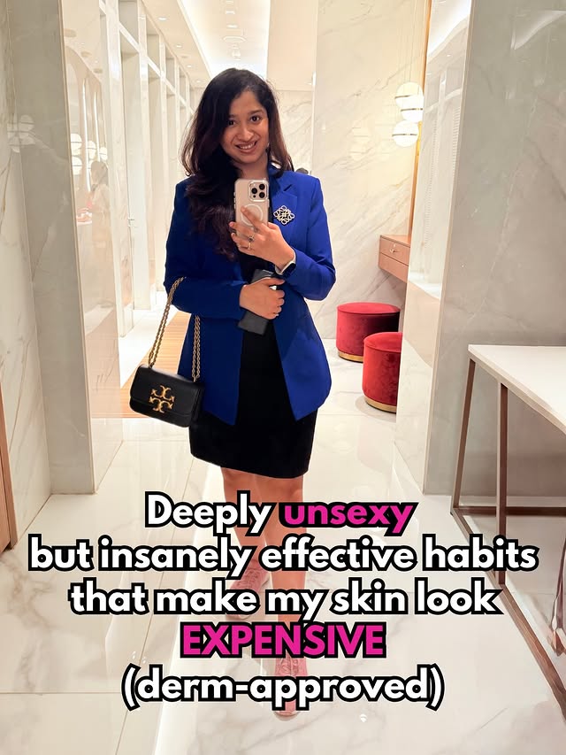 Instagram post by @dr.manasi.skin for Sulwhasoo. Caption reads: Comment “HABITS” and I’ll send the product....