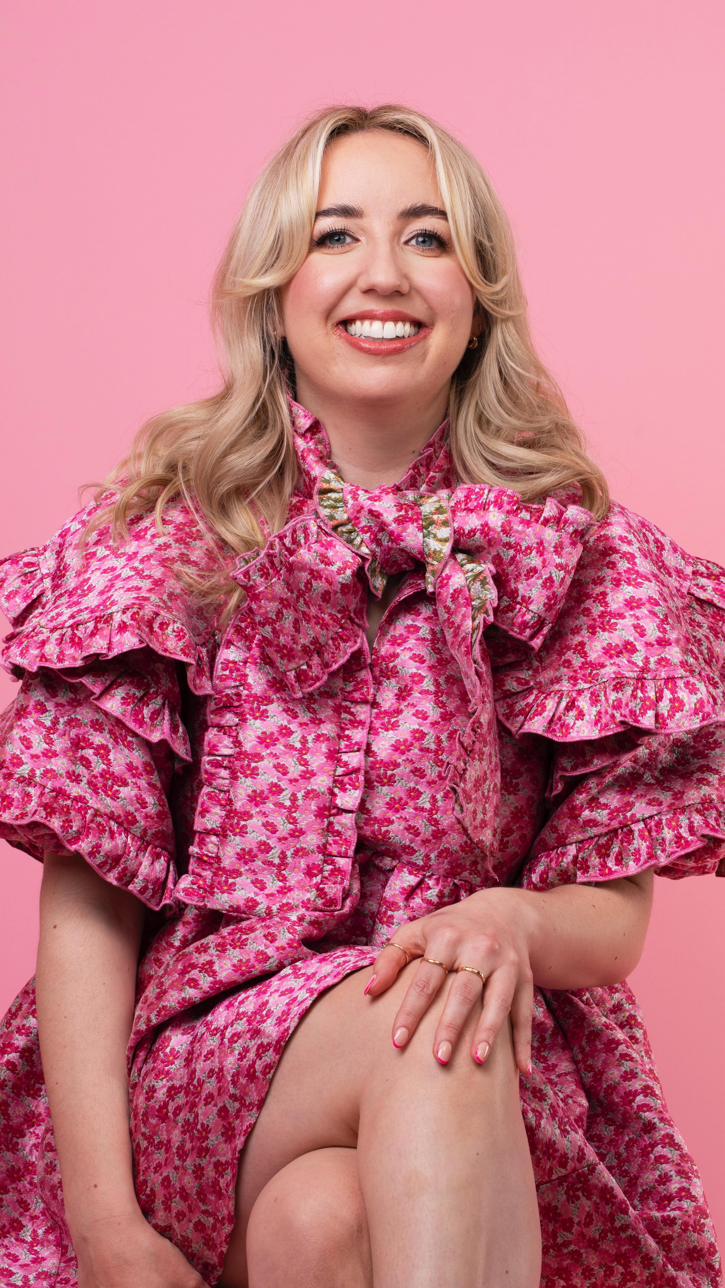 Instagram post by @laurakathrynmallows for mallowsbeauty. Caption reads: Make sure to catch TikTok Shops #beyondthehashtag....