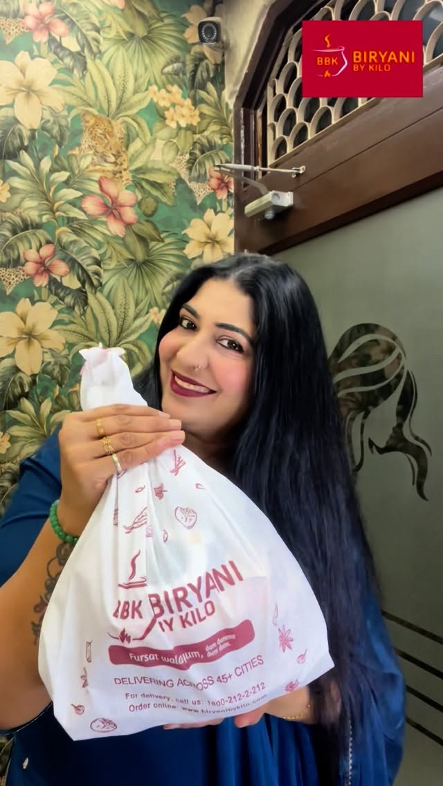 Instagram post by @kamlesh.mua for Biryani By Kilo. Caption reads: Takeaway Deal: Flat 25% OFF
Biryani Party Deal:....
