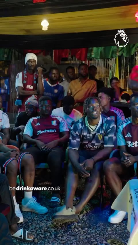 Instagram post by @kelvynquagraine for Premier League. Caption reads: The passion of these Premier League fans in Ghana!....