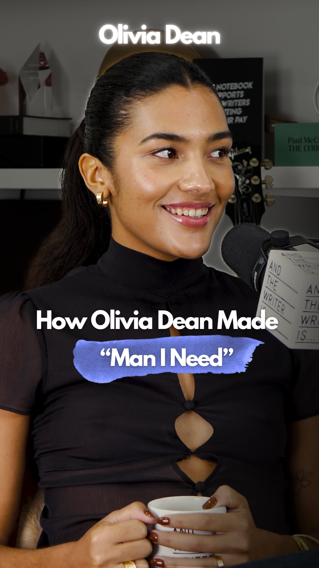 Instagram post by @andthewriteris for Splice. Caption reads: @oliviadeano walks us through how the smash hit....