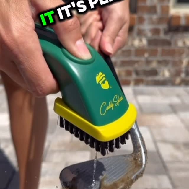 Instagram post by @handycapped_golf for Caddy Splash. Caption reads: [...] the link in our bio for 10% Off....