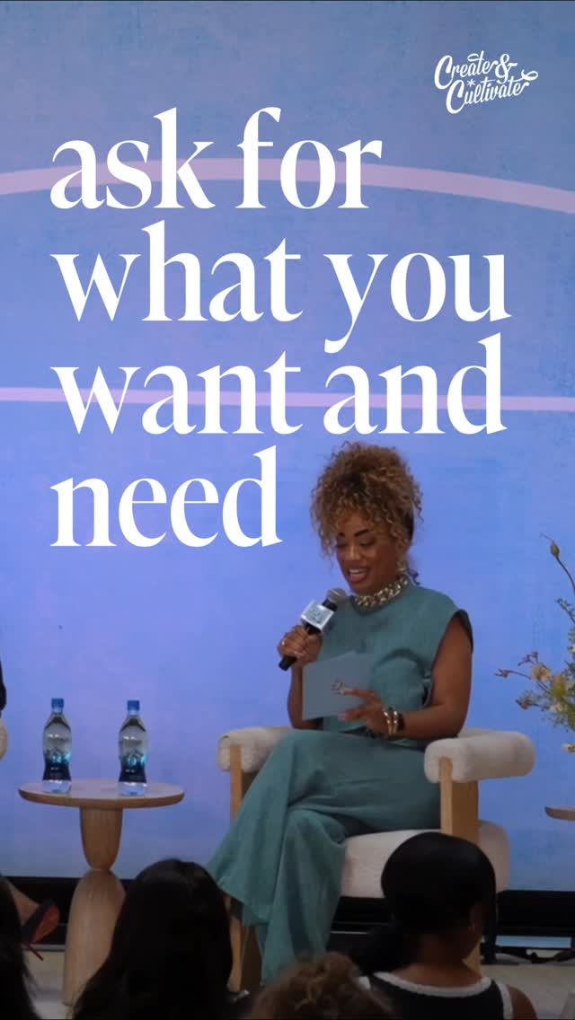 Instagram post by @missmelivaldez for Create & Cultivate. Caption reads: BRB, adding this to our morning affirmations....