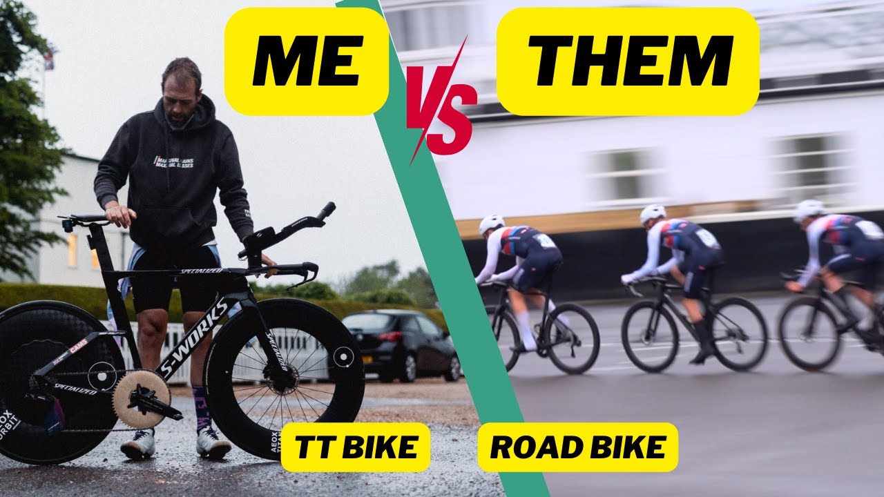 YouTube post by @AlexDowsettOfficial for Veloforte. Caption reads: 4 Elites vs 1 Ex Pro.