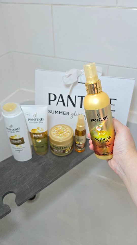 Instagram post by @annas_cosy_corner_x for SuperSavvyMe. Caption reads: AD Summer Self Care for your hair with the NEW....