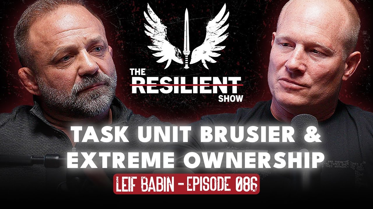 YouTube post by @ResilientShow for Vortex Optics. Caption reads: Inside Ramadi: Navy SEAL Leif Babin on Jocko, War,....